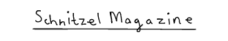 schnitzel magazine